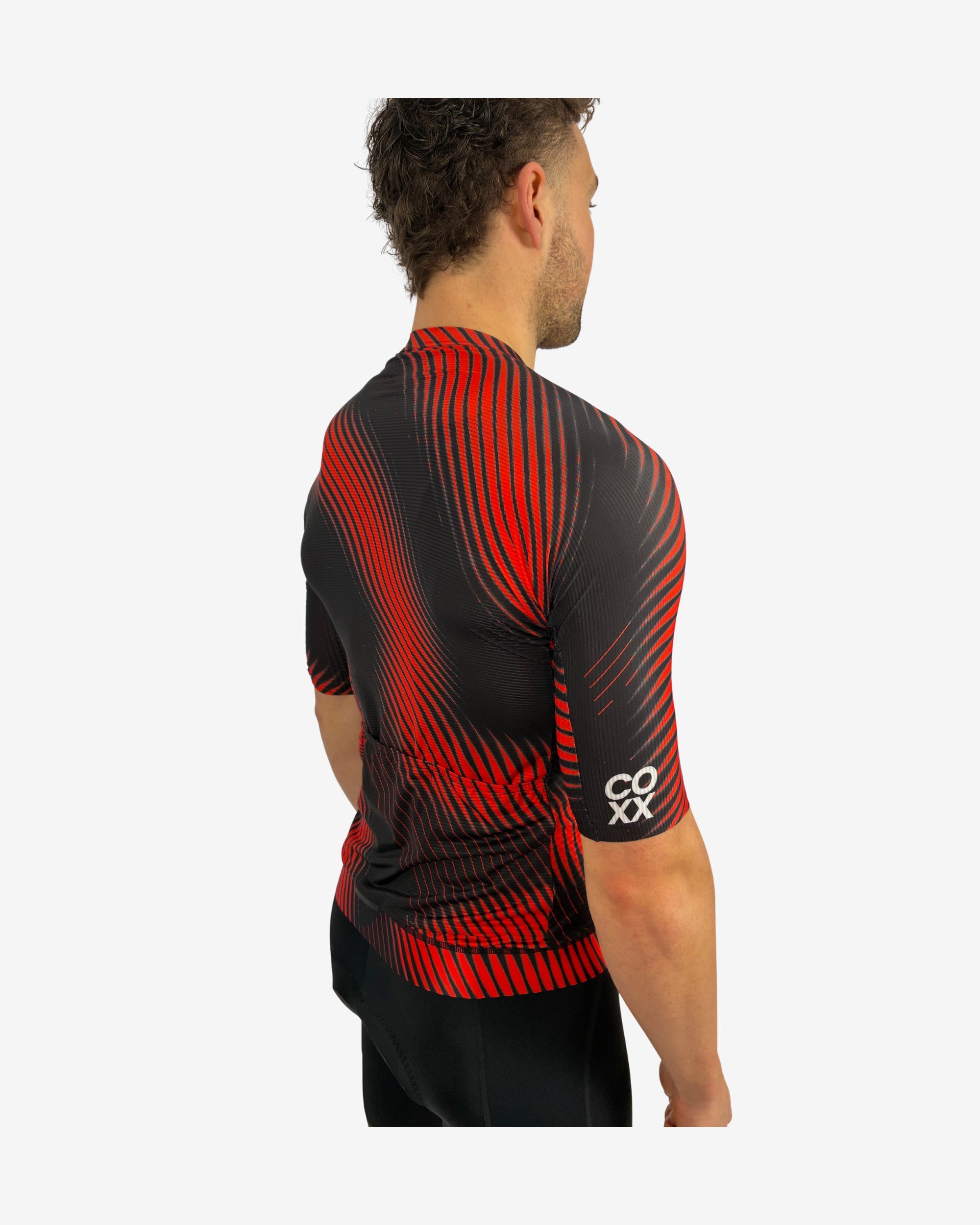 Short Sleeve Jersey - Red & Black