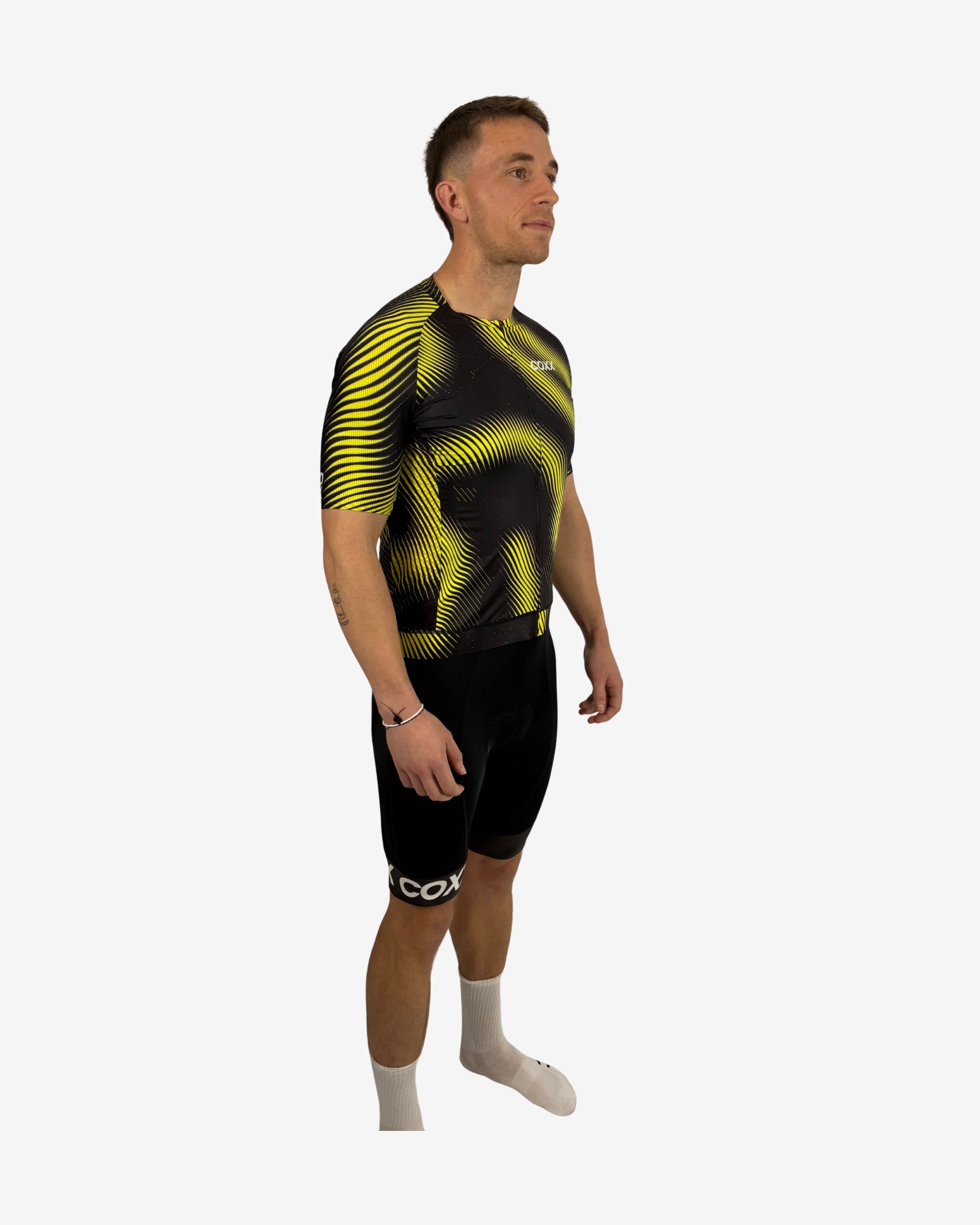 Short Sleeve Jersey - Yellow & Black