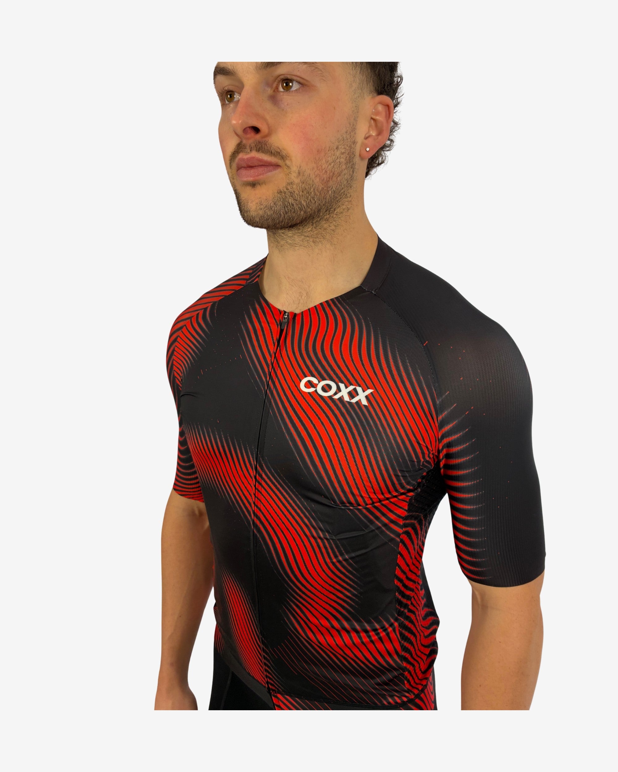 Short Sleeve Jersey - Red & Black