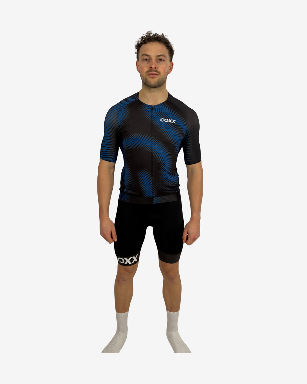 Short Sleeve Jersey - Blue & Black