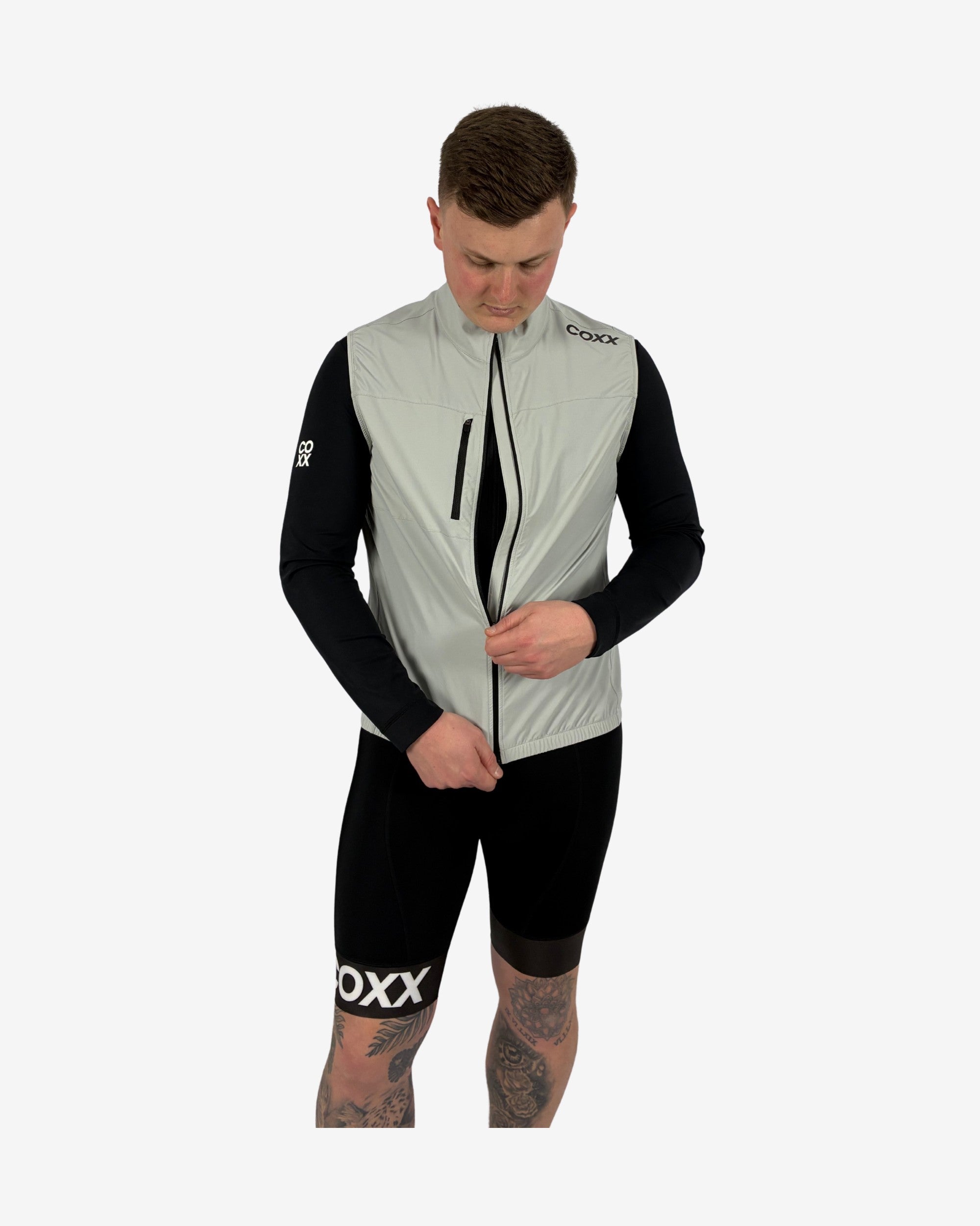 Windproof Gilet - Grey
