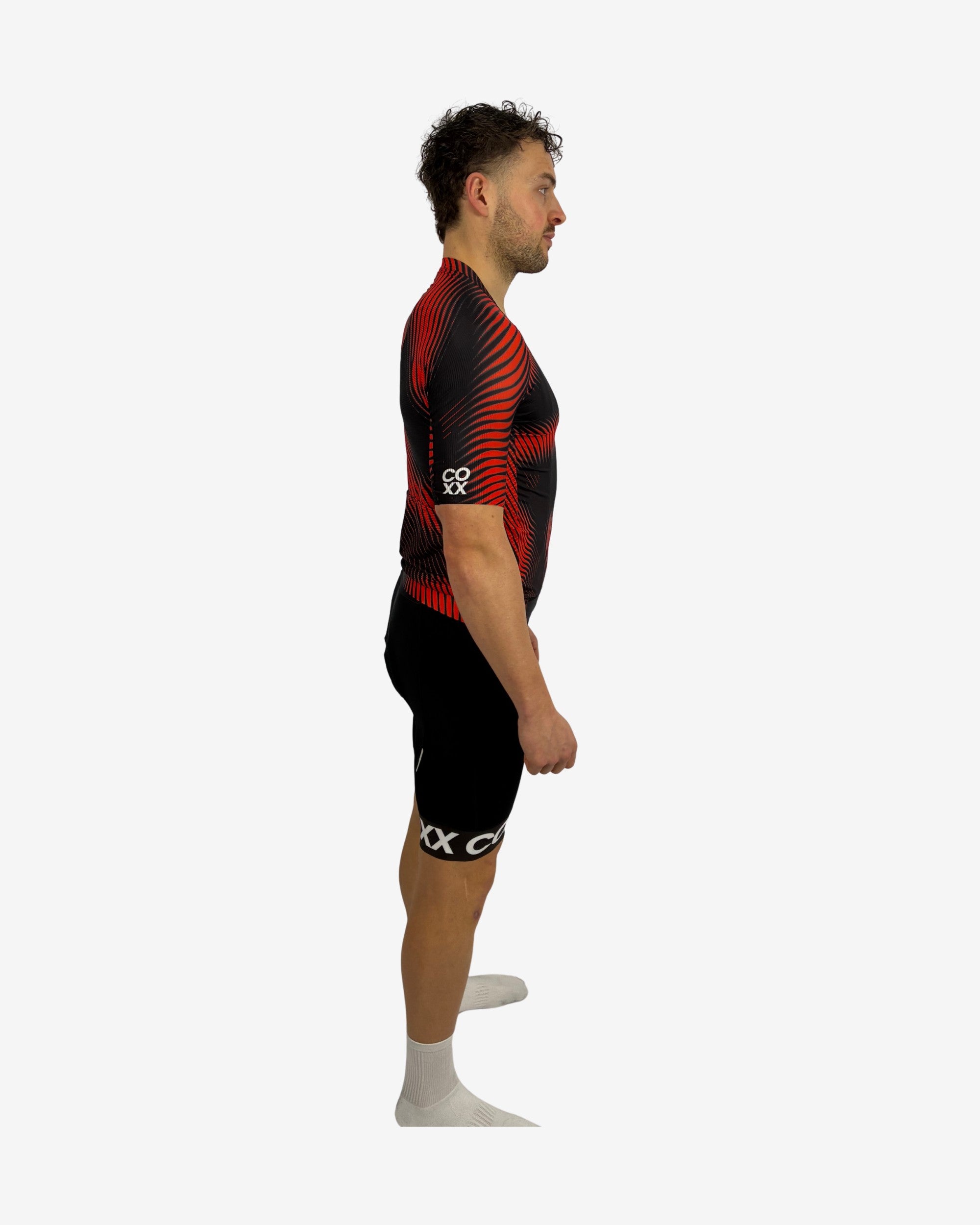 Short Sleeve Jersey - Red & Black