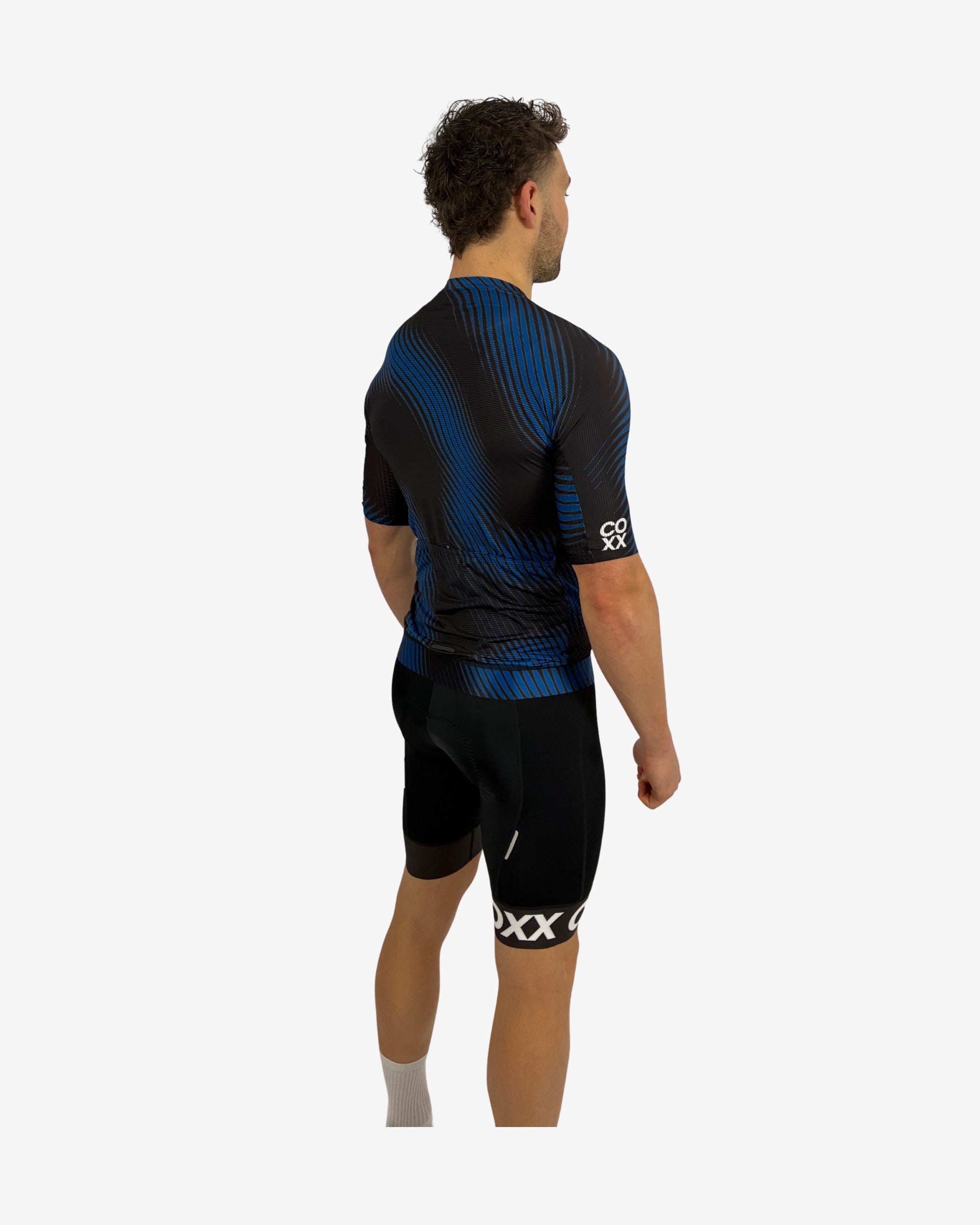 Short Sleeve Jersey - Blue & Black