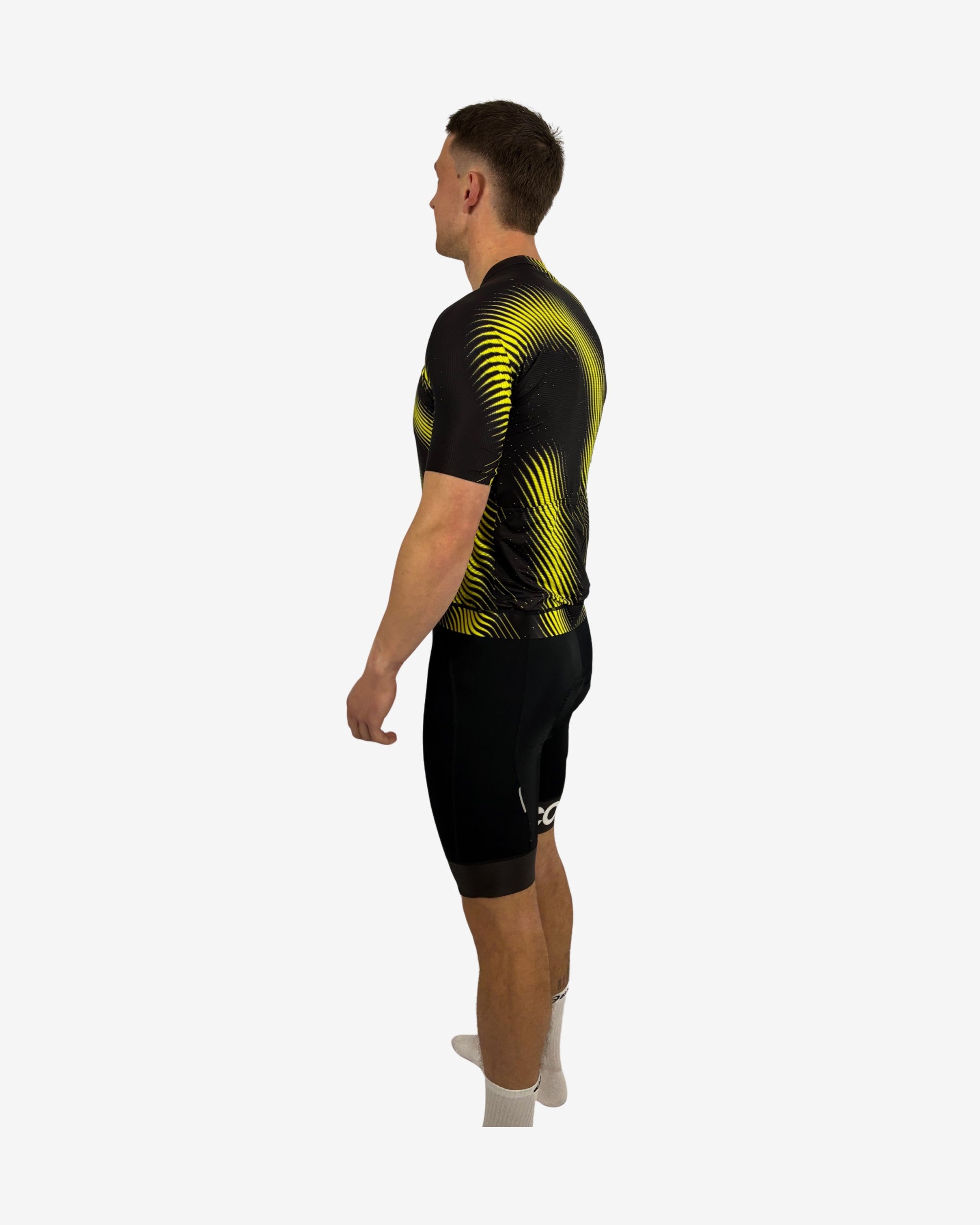 Short Sleeve Jersey - Yellow & Black