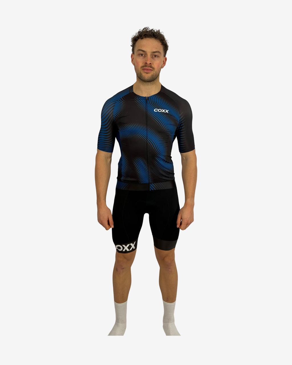 Short Sleeve Jersey - Blue & Black