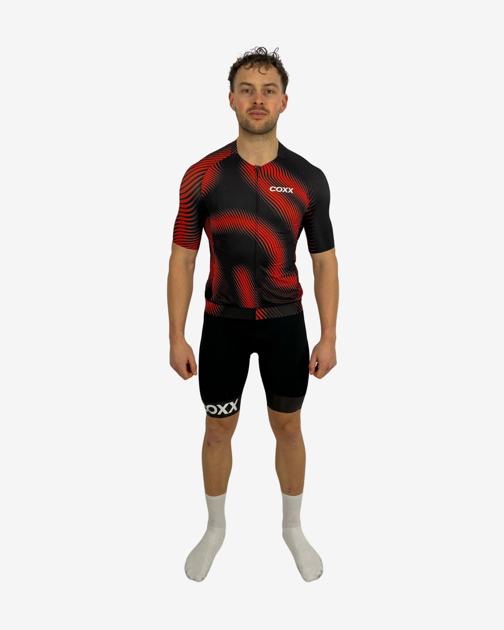 Short Sleeve Jersey - Red & Black