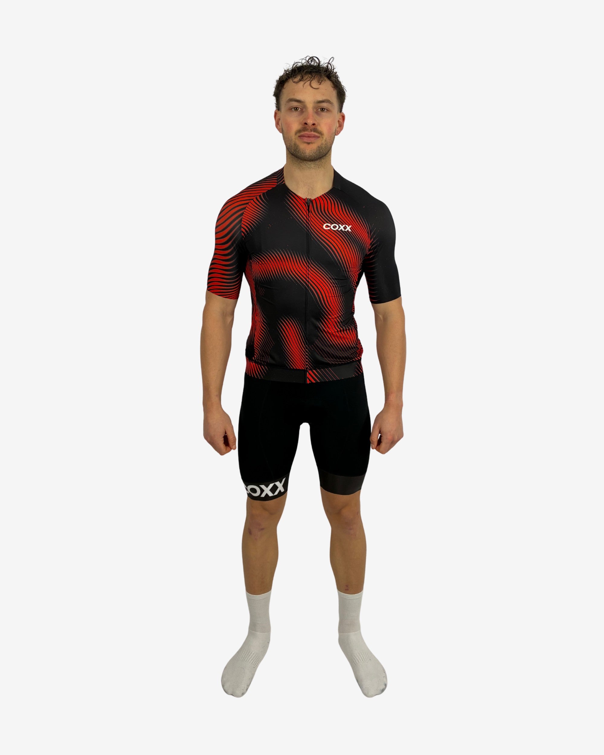 Short Sleeve Jersey - Red & Black