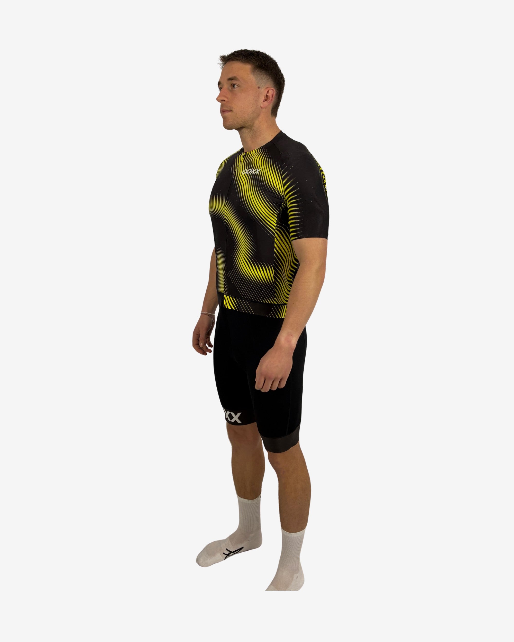 Short Sleeve Jersey - Yellow & Black
